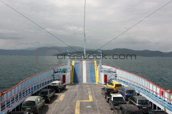 Car Ferry on the Move
