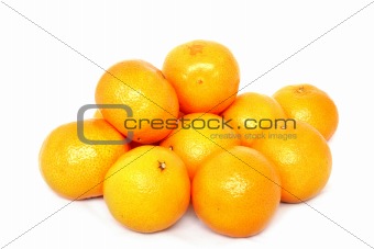 mandarins isolated