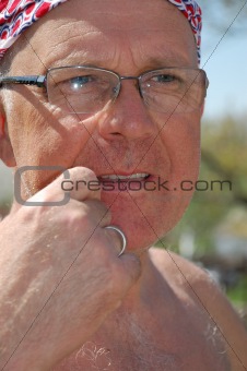 Senior Man Outdoors