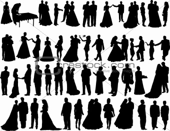wedding silhouettes