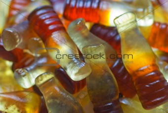 gummy cola bottles