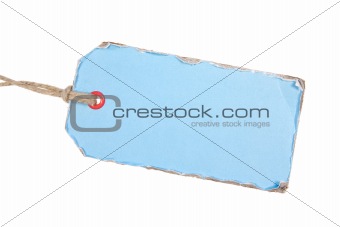 Light Blue Paper Tag