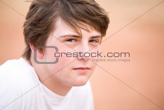 natural teen male portrait