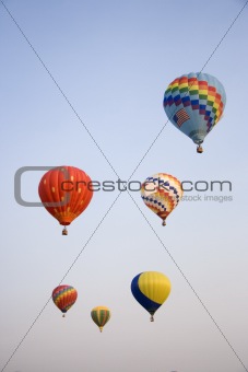 H_2465 hot air balloons in flight