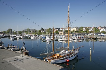 Calm morning in Nyborg Marina