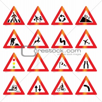 road signs (vector)