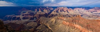 Long Panorama of the Grand Canyon 