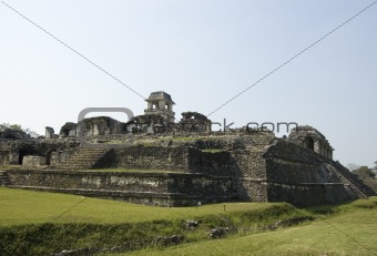 Castle at Palenque Ruins, Mexico