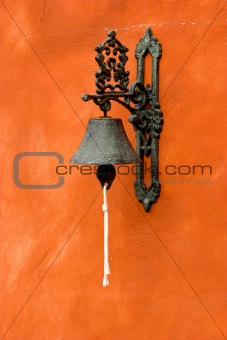 bell on a wall
