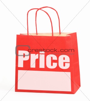 Shopping bag with copy space