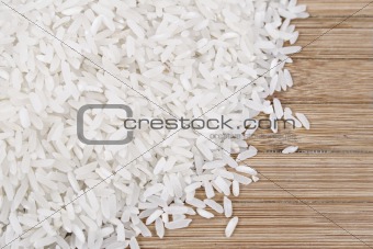 White rice closeup