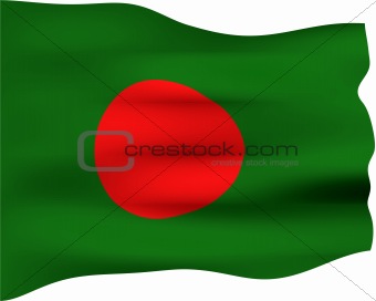 3D Flag of Bangladesh