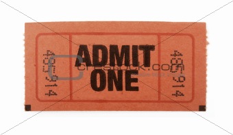 Admit one ticket