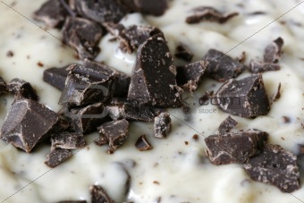 Chocolate chips dough