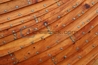 Wooden boat background