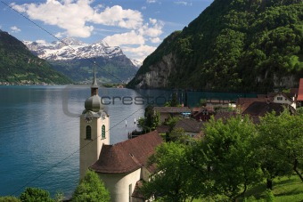 Lake Lucerne from Bauen