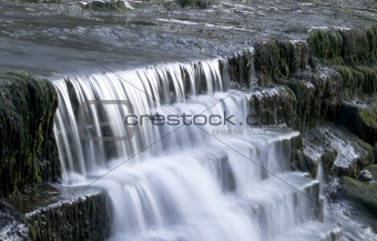 Blurred motion waterfall