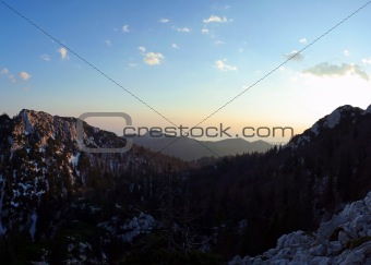 Mountain evening scene, Velebit, Croatia 3