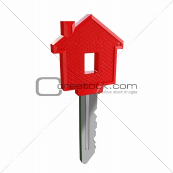 isolated key of dream house