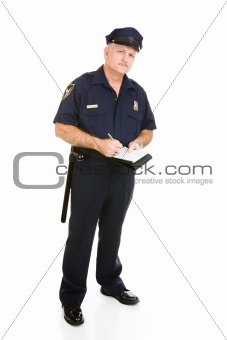 Police Officer On the Job