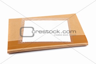 Envelope isolated
