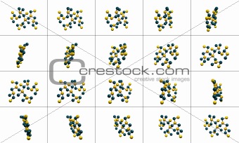 Chemical Compound Structure of Molecules