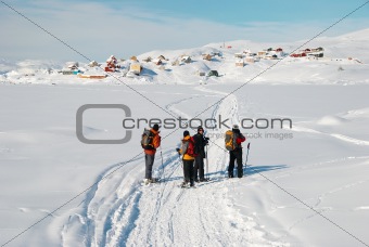 Snow shoes in Greenland