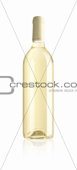 bottle of white wine