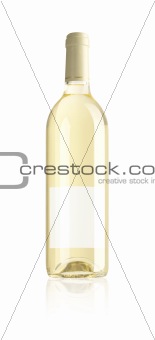 bottle of white wine