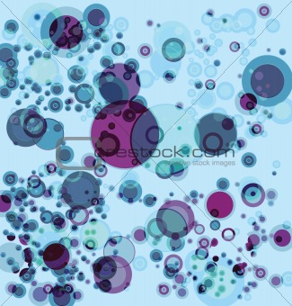 bubble random blue