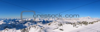 Panoramic French Alps