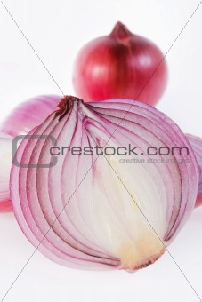 Red onion Section