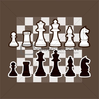 An illustration of chess piece