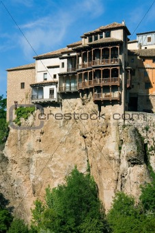 Hunging house in the city of Cuenca