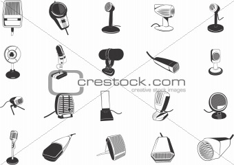 Retro Microphones
