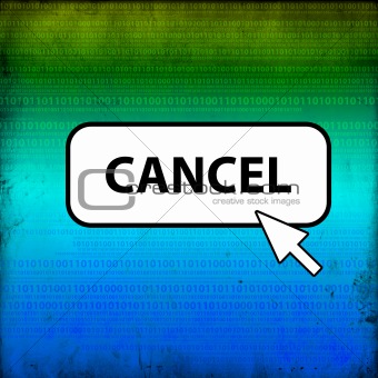 web button - cancel