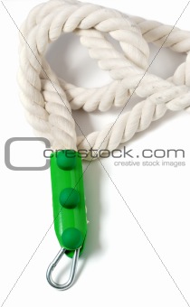 Rope with a carbine