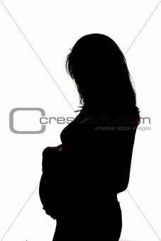 Pregnant silhouette