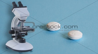 Two aspirin pills