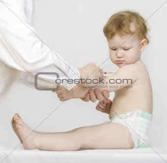 Child and doctor