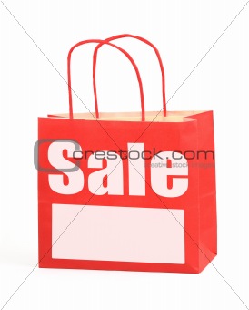 Shopping bag with copy space