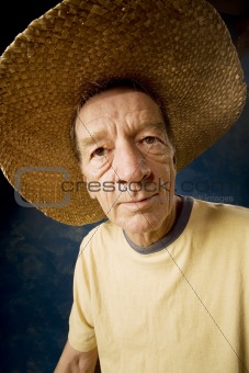 Man in a Big Straw Hat