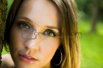 Green Eyes Portrait