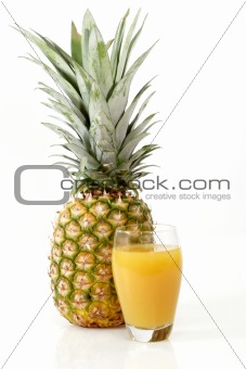 Pineapple with juice 