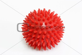Red massage ball