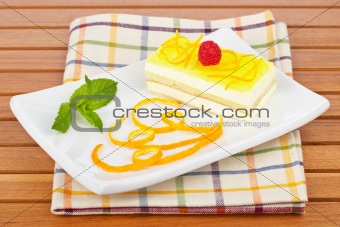 Delicious lemon cake