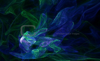 green blue wisp background