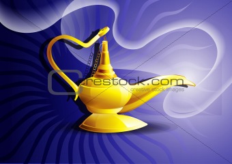 Aladdin's magical lamp