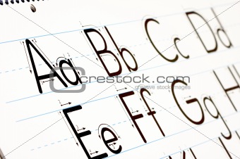 Learning Letters Chart