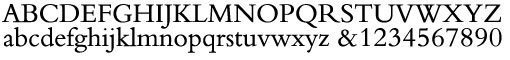 Monotype Bembo digital type sample